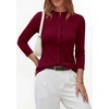 image:imagePRETTYGARDEN Womens Fall Lightweight Knit Cardigan Sweater  Button Down Long Sleeve Crew NeckSoft Ribbed Knit Slim FitBusiness Casual Going Out Travel OutfitsFashion Clothing 2026Win Red