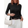 image:imagePRETTYGARDEN Womens Fall Lightweight Knit Cardigan Sweater  Button Down Long Sleeve Crew NeckSoft Ribbed Knit Slim FitBusiness Casual Going Out Travel OutfitsFashion Clothing 2026Black
