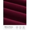 image:imagePRETTYGARDEN Womens Summer High Neck Ribbed Tank Tops Casual Basic Sleeveless Slim Fitted Racerback Workout T ShirtsBurgundy