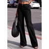 image:imagePRETTYGARDEN Womens Wide Leg Jeans High Waisted Denim Pants  Stretchy Flare Jeans Comfy Soft Basic5Pocket Trendy Bottoms Casual Office Wear Going Out Outfits Fashion ClothingBlack