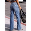 image:imagePRETTYGARDEN Womens Wide Leg Jeans High Waisted Denim Pants  Stretchy Flare Jeans Comfy Soft Basic5Pocket Trendy Bottoms Casual Office Wear Going Out Outfits Fashion ClothingSky Blue