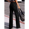 image:imagePRETTYGARDEN Womens Wide Leg Jeans High Waisted Denim Pants  Stretchy Flare Jeans Comfy Soft Basic5Pocket Trendy Bottoms Casual Office Wear Going Out Outfits Fashion ClothingBlack