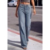 image:imagePRETTYGARDEN Womens Wide Leg Jeans High Waisted Denim Pants  Stretchy Flare Jeans Comfy Soft Basic5Pocket Trendy Bottoms Casual Office Wear Going Out Outfits Fashion ClothingIce Blue