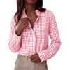 Plaid Pink White