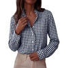 Plaid Navy White