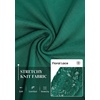 image:imagePRETTYGARDEN Sheer Lace Raglan Long Sleeve Shirts for Women  Soft Stretchy KnitSee Through Floral SleevesCrewneck Fitted TshirtsGoing Out TopsNight Out LayerFall Fashion ClothingGreen