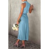 image:imagePRETTYGARDEN Womens Summer Satin Maxi Cocktail Dress  Silk FabricSleeveless Mock NeckFit and FlareAsymmetrical Long DressesElegant FormalWedding Guest PartyCruise OutfitsLight Blue