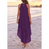 image:imagePRETTYGARDEN Womens Summer Wedding Guest Halter Maxi Dresses  Long Flowy Asymmetrical Sundress Elegant Evening Dinner Party Dress Pockets Beach Vacation Outfits Spring Resort WearPurple