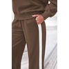 image:imagePRETTYGARDEN Womens Sweatsuits 2 Piece Outfits Fall Matching Lounge Sets  Casual Loose Zip Up Oversized Sweatshirts High Waist Jogger Tracksuits Two Piece Sweat Suits Travel Airport Workout SetsCoffee