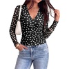 Polka Dot Black White