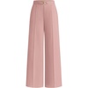 image:imagePRETTYGARDEN Womens High Waisted Dressy Casual Pants  Decoration BuckleFront Seam Trousers with PocketsBusiness Casual OutfitsWork Office SlacksDaily Palazzo Pants All SeasonPink
