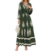 Floral Army Green Apricot