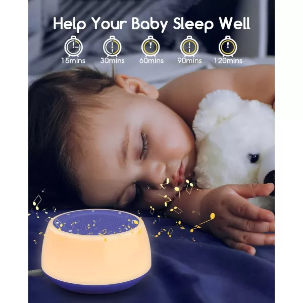 Sound Machine Baby Kids Sound Machine with Light White Noise Sound Machine for SleepPure