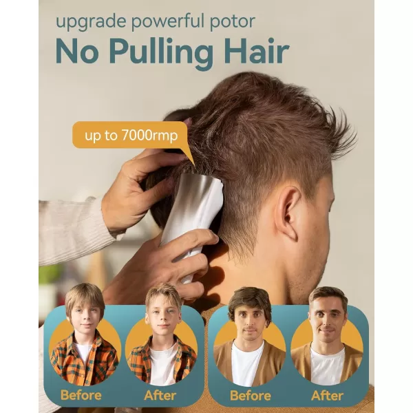 Vacuum Hair Clippers MessFree Home Haircut Kit for Men and Kids GameChanger Clippers for Hair Cutting Trimming Autism Friendly Vacuum Hair Cutter