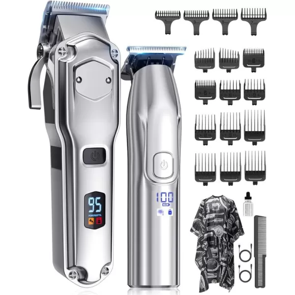 Jack ampamp Rose Clippers and Trimmers Set Cordless Hair Clippers for Men Barber Clippers Set