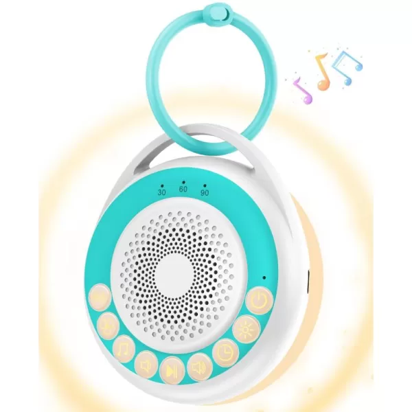 Portable Sound Machine Baby Travel White Noise Machine Baby Sound Machine for SleepingBlue