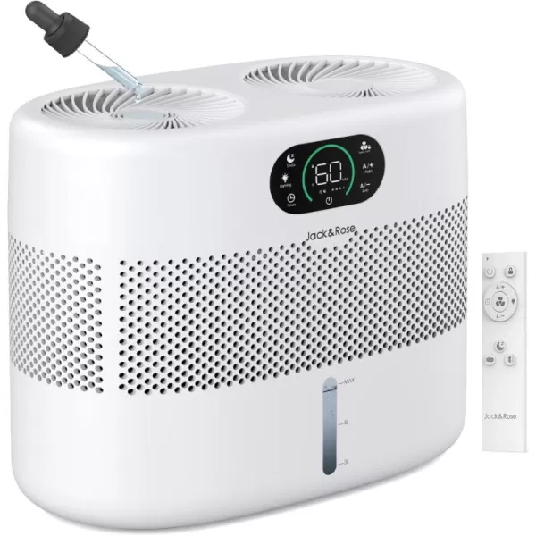 Reuseable Wick Evaporative Humidifier for Bedroom Quiet Healthy Baby Humidifier No White Dust Evaporative Humidifier Large Room 800mlh 3 Speeds 2 Gal Timing Auto Shut off