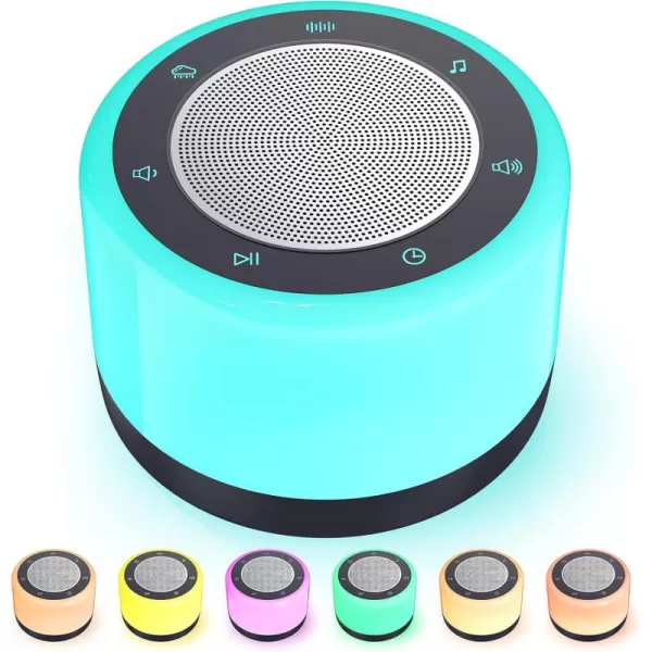 White Noise Machine for Sleeping Baby Kids Sound Machine Baby with Night Light 16 Sounds