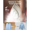imageJack  Rose Travel Steamer Press Iron110220v Dual Voltage61 Fabric SettingsNo Ironing Board Required Wrinkle ReductionPortable Travel Size Steamerfor Global  Europe Traveling
