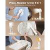 imageJack  Rose Travel Steamer Press Iron110220v Dual Voltage61 Fabric SettingsNo Ironing Board Required Wrinkle ReductionPortable Travel Size Steamerfor Global  Europe Traveling