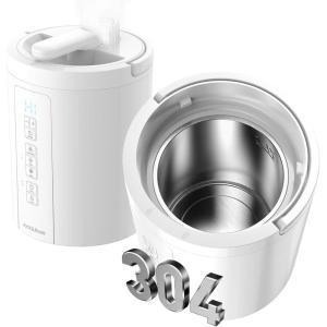imageHealthy Warm Mist Humidifiers for Bedroom 3L100oz Stainless Steel Humidifier Easy Clean Steam Humidifier for Living Room WhisperQuiet Filterless and Simple Use