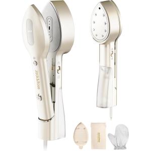 imageJack  Rose Press Iron Steamer for ClothesDual Voltage 110220v61 Fabric SettingsNo Ironing Board Required Wrinkle ReductionPortable Travel Size Steamer for Global  Europe Traveling