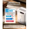 image52 Pint Basement Dehumidifier with Drain Hose 33ft Dehumidifier for Bedroom and Bathroom Most Efficient Energy Star 2024 6L Water Tank Maximum Applicable Area 4500 SqFt