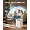 image52 Pint Basement Dehumidifier with Drain Hose 33ft Dehumidifier for Bedroom and Bathroom Most Efficient Energy Star 2024 6L Water Tank Maximum Applicable Area 4500 SqFt