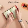 imageJack ampamp Rose for Women Essential Oil Diffuser Bracelet Tree of Life Jewelry Aromatherapy Bracelets Leather Band with 8 Color Felt Pads Gifts for Daughter Girl Mom Sister