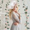 imageFascinator Hat Mesh Kentucky Derby Tea Party Headwear Wedding Hat Hat Cocktail Tea Party Headwear with Veil for Girls and Women White