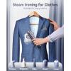 imageJack  Rose Travel Steamer for Clothes100220V Portable Iron15s Heat UpSteamer  Iron 2 In 1 Travel SizeLarge Ceramic Heat Panelfor Global  EuropePurple