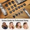 imageJack ampamp Rose Clippers and Trimmers Set Cordless Hair Clippers for Men Barber Clippers SetSilvery