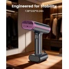 image:imageJack amp Rose Vacuum Steamer for ClothesStand amp Handheld Home Clothes Steamer2300Pa Suction AutoGrip 5 Fabric Modes amp 3 Suction Levels190ml Water Tankfor ShirtsDresses amp Suits for 110120V