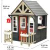 imageKidKraft Riverscape Wooden Playhouse with Working Doorbell Fence Kitchen and Pet DoorNavy