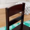 imageKidKraft Wooden Rectangular Table ampamp 2 Chair Set for Kids  Espresso Gift for Ages 58