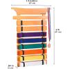 imageKidKraft Martial Arts Wooden Belt Holder Hanging Display for 8 Belts Unpersonalized