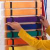 imageKidKraft Martial Arts Wooden Belt Holder Hanging Display for 8 Belts Unpersonalized