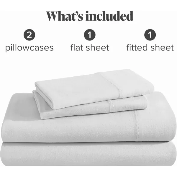 Bare Home 100 Organic Cotton Jersey Sheet Set Ultra Soft 100 Cotton  Sheet Set ampamp Pillowcases  Deep Pocket Bed Sheets Queen GreyCloud Grey