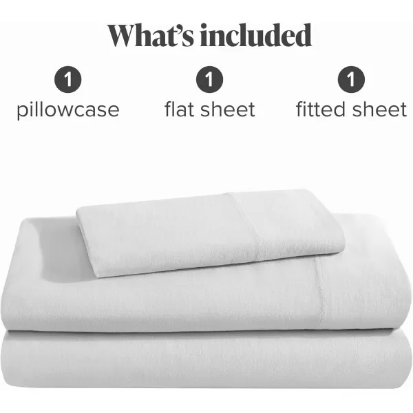 Bare Home 100 Organic Cotton Jersey Sheet Set Ultra Soft 100 Cotton  Sheet Set ampamp Pillowcases  Deep Pocket Bed Sheets Queen GreyCloud Grey