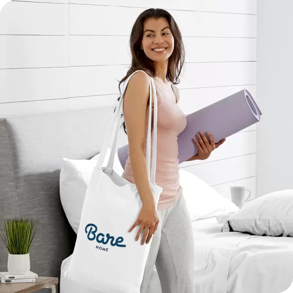 Bare Home 100 Organic Cotton Jersey Sheet Set Ultra Soft 100 Cotton  Sheet Set ampamp Pillowcases  Deep Pocket Bed Sheets Queen GreyWhite