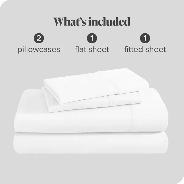 Bare Home 100 Organic Cotton Jersey Sheet Set Ultra Soft 100 Cotton  Sheet Set ampamp Pillowcases  Deep Pocket Bed Sheets Queen GreyWhite
