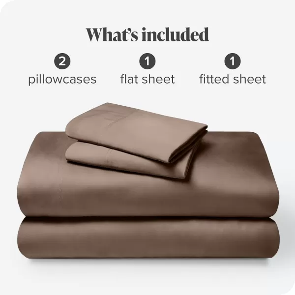 Bare Home 100 Rayon Made from Bamboo Queen Sheet Set  4 Piece Bedding Set  Deep Pockets  Breathable  Easy Fit  Bedding Sheets ampamp Pillowcases Queen Light Pink06  Taupe