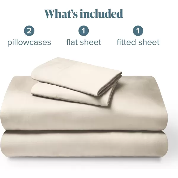 Bare Home 100 Rayon Made from Bamboo Queen Sheet Set  4 Piece Bedding Set  Deep Pockets  Breathable  Easy Fit  Bedding Sheets ampamp Pillowcases Queen Light Pink07  Sand