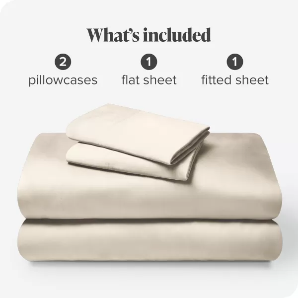 Bare Home 100 Rayon Made from Bamboo Queen Sheet Set  4 Piece Bedding Set  Deep Pockets  Breathable  Easy Fit  Bedding Sheets ampamp Pillowcases Queen Light Pink07  Sand
