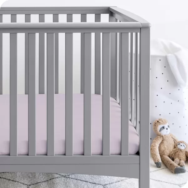 Bare Home 2Pack Fitted Crib Sheets  Premium 1800 UltraSoft Microfiber  Breathable  Baby Sheet  for Boys ampamp Girls  Fits Standard Crib and Toddler Mattresses Crib Sky BlueWhite23  Spring MintLilacWhite