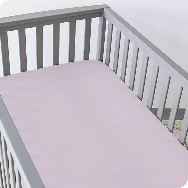 Bare Home 2Pack Fitted Crib Sheets  Premium 1800 UltraSoft Microfiber  Breathable  Baby Sheet  for Boys ampamp Girls  Fits Standard Crib and Toddler Mattresses Crib Sky BlueWhite06  Lilac