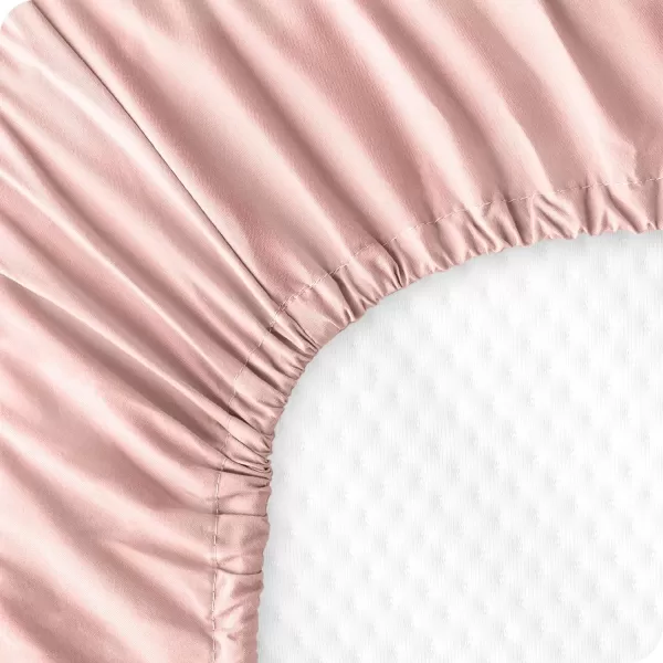Bare Home 2Pack Fitted Crib Sheets  Premium 1800 UltraSoft Microfiber  Breathable  Baby Sheet  for Boys ampamp Girls  Fits Standard Crib and Toddler Mattresses Crib Sky BlueWhite13  Pink SlipperWhite