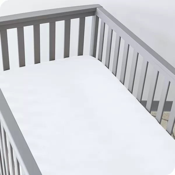 Bare Home 2Pack Fitted Crib Sheets  Premium 1800 UltraSoft Microfiber  Breathable  Baby Sheet  for Boys ampamp Girls  Fits Standard Crib and Toddler Mattresses Crib Sky BlueWhite23  Spring MintLilacWhite