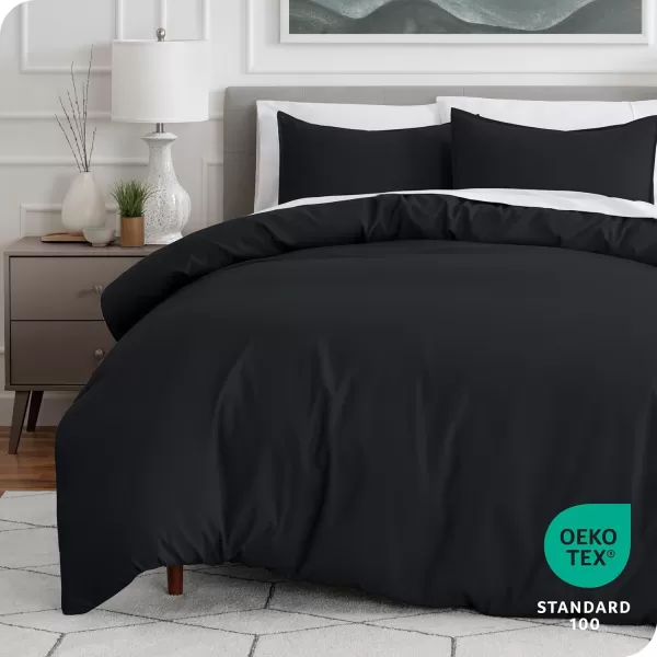 Bare Home Bedding Duvet Cover Queen Size  Premium 1800 Super Soft Duvet Covers Collection  Lightweight Cooling Duvet Cover  Soft Breathable Bedding Duvet Cover Queen Cream02  Black No Comforter