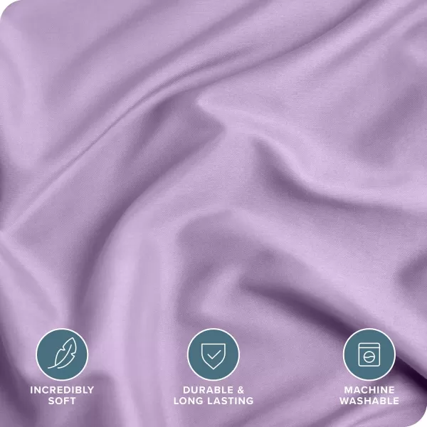 Bare Home Bedding Duvet Cover Queen Size  Premium 1800 Super Soft Duvet Covers Collection  Lightweight Cooling Duvet Cover  Soft Breathable Bedding Duvet Cover Queen Cream12  Lavender No Comforter